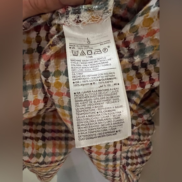 Old Navy multi-color blouse - Picture 3 of 4